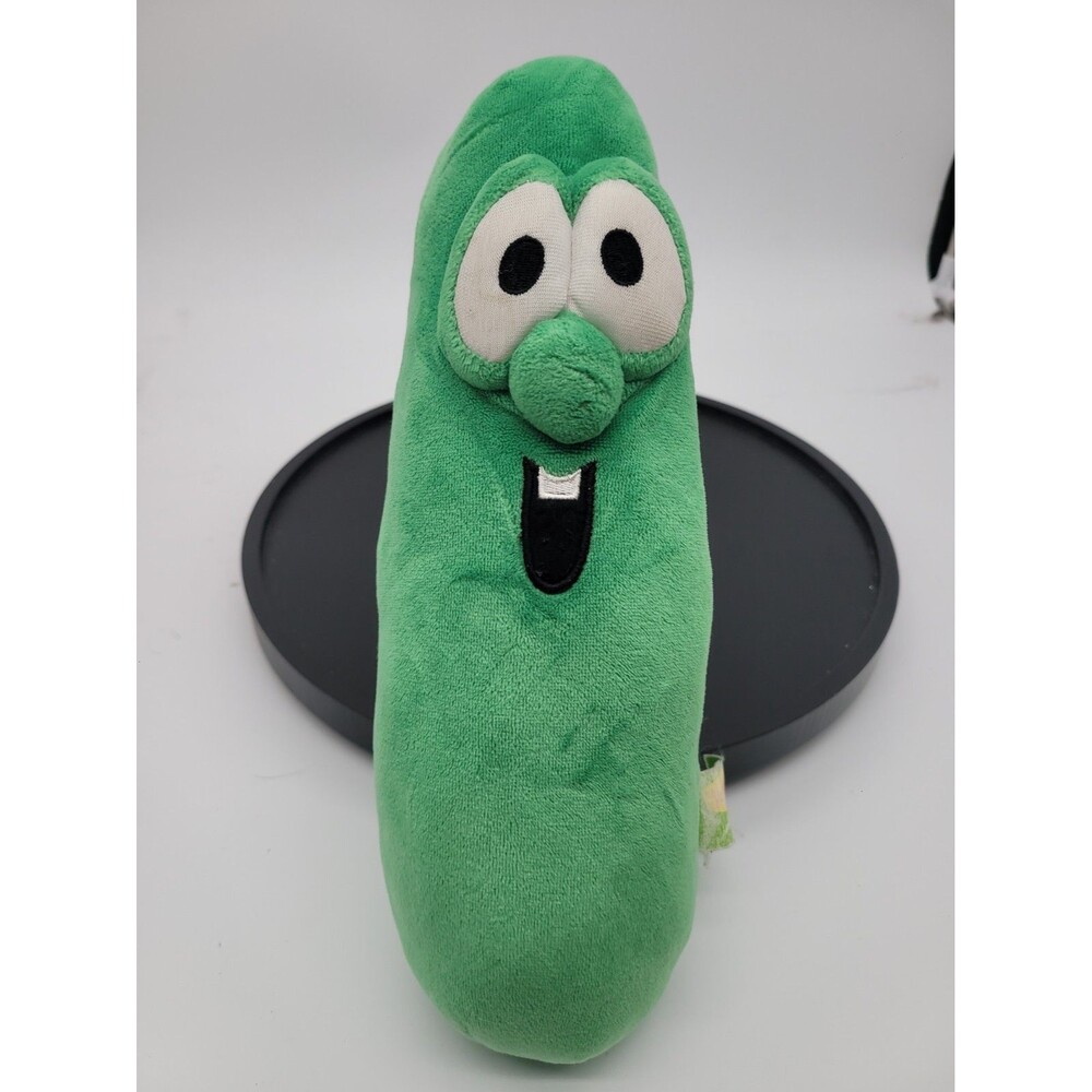 2010 GUND VeggieTales Larry the Cucumber 11" Plush 320064 Big Idea Veggie Tales